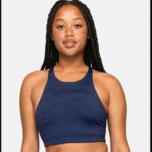Outdoor Voices TechSweat™ Crop Top / Move Free Crop Top - Navy Blue